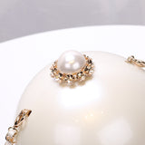 Round Pearl Evening Clutch