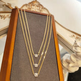 Gold South African Diamond Necklace