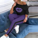 lip print sweatsuit - For you and all