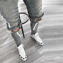 Distressed Ripped Jeans