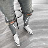 Distressed Ripped Jeans