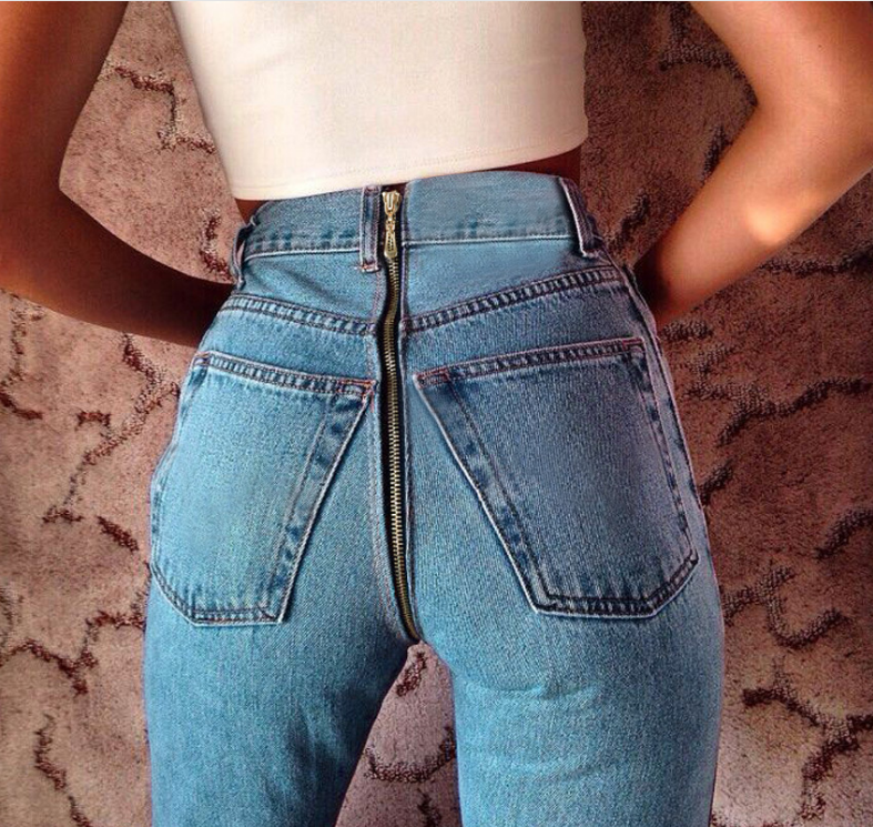Jeans mit Reißverschluss hinten - Für dich und alle