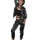striped zipper sweat suit - For you and all
