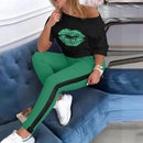 lip print sweatsuit - For you and all