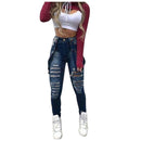 ripped strapped jeans - For you and all