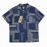 Paisley Camp Flax Dress Shirt