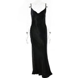 Satin Long Dress