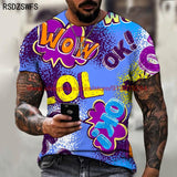 Graffiti Pattern T Shirt