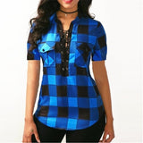 Tied Up Front Short Sleeve Top