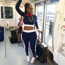 stripe sweat suit - For you and all