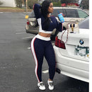 stripe sweat suit - For you and all