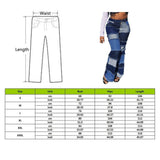 color block high waist flare Jeans - For you and all
