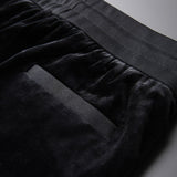 Velvet Silver Side Striped Tracksuits