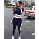 stripe sweat suit - For you and all
