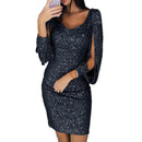 Sparkle tassel long sleeves dress - For you and all