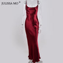 Satin Long Dress