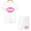 Lips T-shirt shorts set - For you and all
