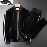 Velvet Silver Side Striped Tracksuits