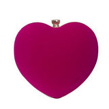 Red Heart Golden Velvet Clutch