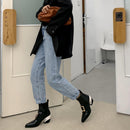 Leather gold buckle boots - For you and all