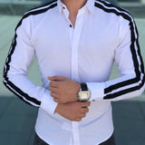 Striped sleeve Dress Shirt