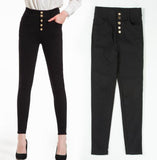 High Waist Button up Leggings