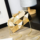 Gold Acrylic Clutch