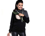 Maternity Breastfeeding Sweater Hoodie