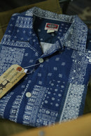 Paisley Camp Flax Dress Shirt