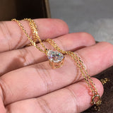 Pear Water Drop Necklace
