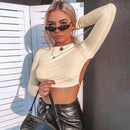 Open Back crop top - For you and all