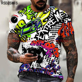Graffiti Pattern T Shirt