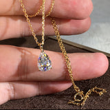 Pear Water Drop Necklace