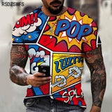 Graffiti Pattern T Shirt
