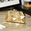 Gold Acrylic Clutch