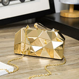 Gold Acrylic Clutch
