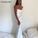 Satin Long Dress