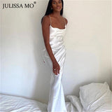 Satin Long Dress