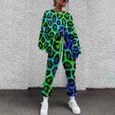 Leopard Casual Sweat Suit