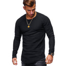 Solid Color Slim Fit Shirt Top