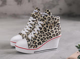 High Top Denim Sneakers