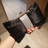 Bow Luxury Diamond Clutch