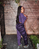 Camouflage Cropped Sweatsuit
