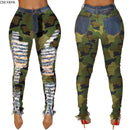 ripped camouflage jeans - For you and all