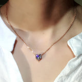 Diamond Heart Anniversary Necklace