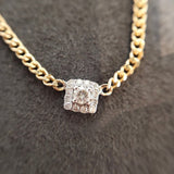Gold South African Diamond Necklace