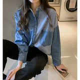 Jeans Stripe Blouse