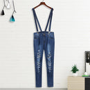 ripped strapped jeans - For you and all