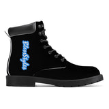 Black Waterproof Leather Boots