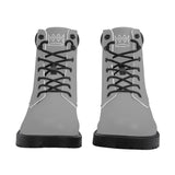 Grey Waterproof  Leather Boots